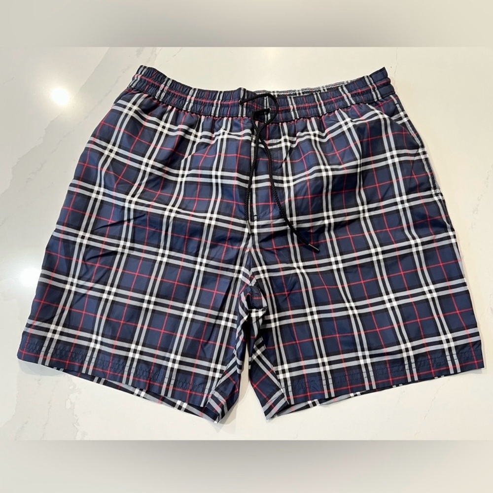 Burberry Check Swimming Trunks